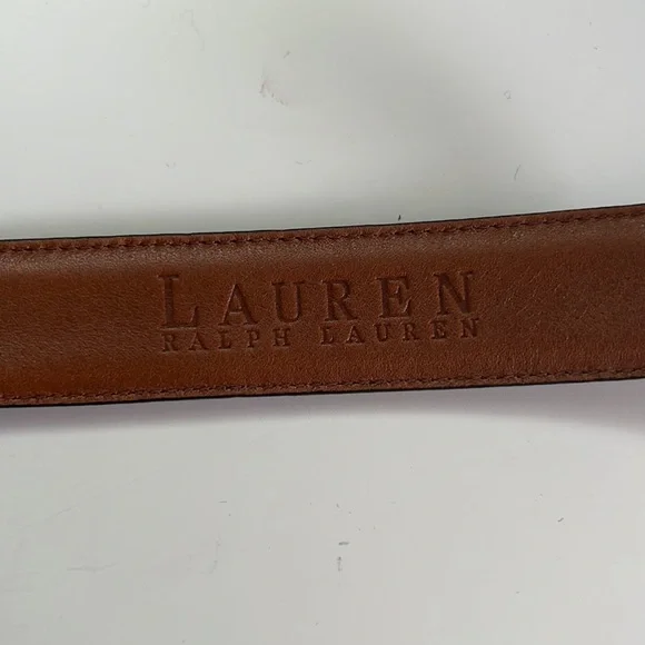 Ralph Lauren brown leather belt - Picture 4 of 10